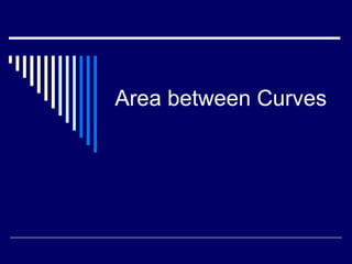 Area between Curves 