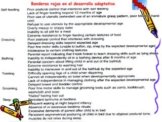 Banderas rojas en el desarrollo adaptativo 