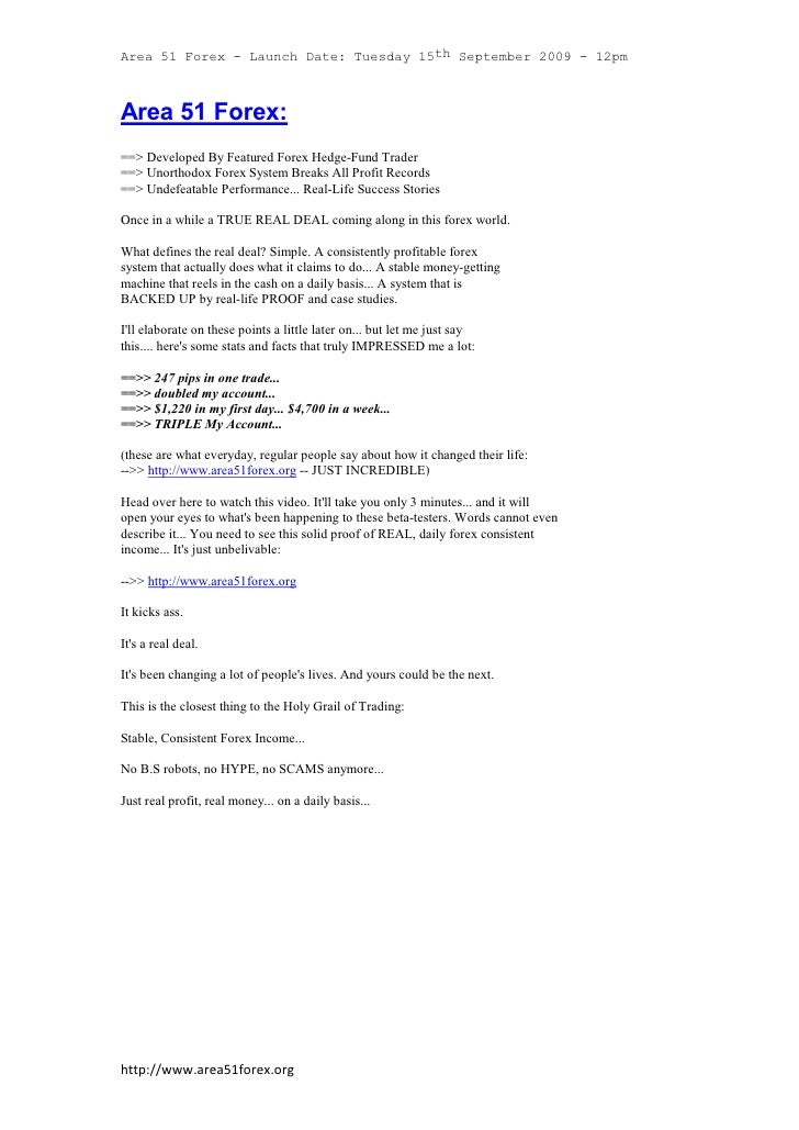 Area 51 Forex It Is Really Work For You - 