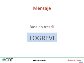 Area America Latina y el Caribe del CIAT: logros y retos