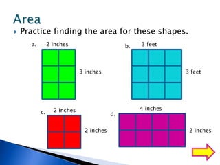 Area and Perimeter | PPTX