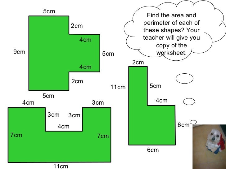 Area worksheets Area and perimeter