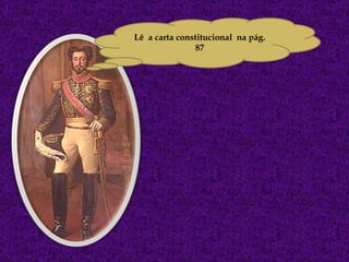 Lê  a carta constitucional  na pág. 87 