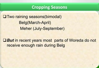 Area description of Kabe (Dagnu)  watershed, Ethiopia