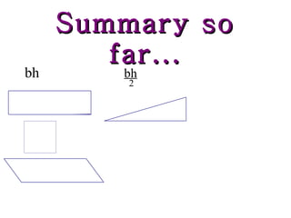 Summary so far... bh bh 2 