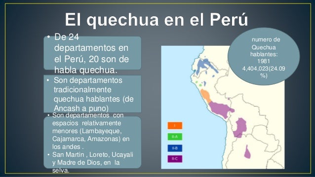 Area Geografica Del Quechua