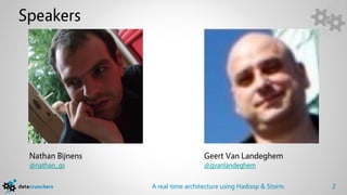 Speakers




 Nathan Bijnens                     Geert Van Landeghem
 @nathan_gs                         @gvanlandeghem


...