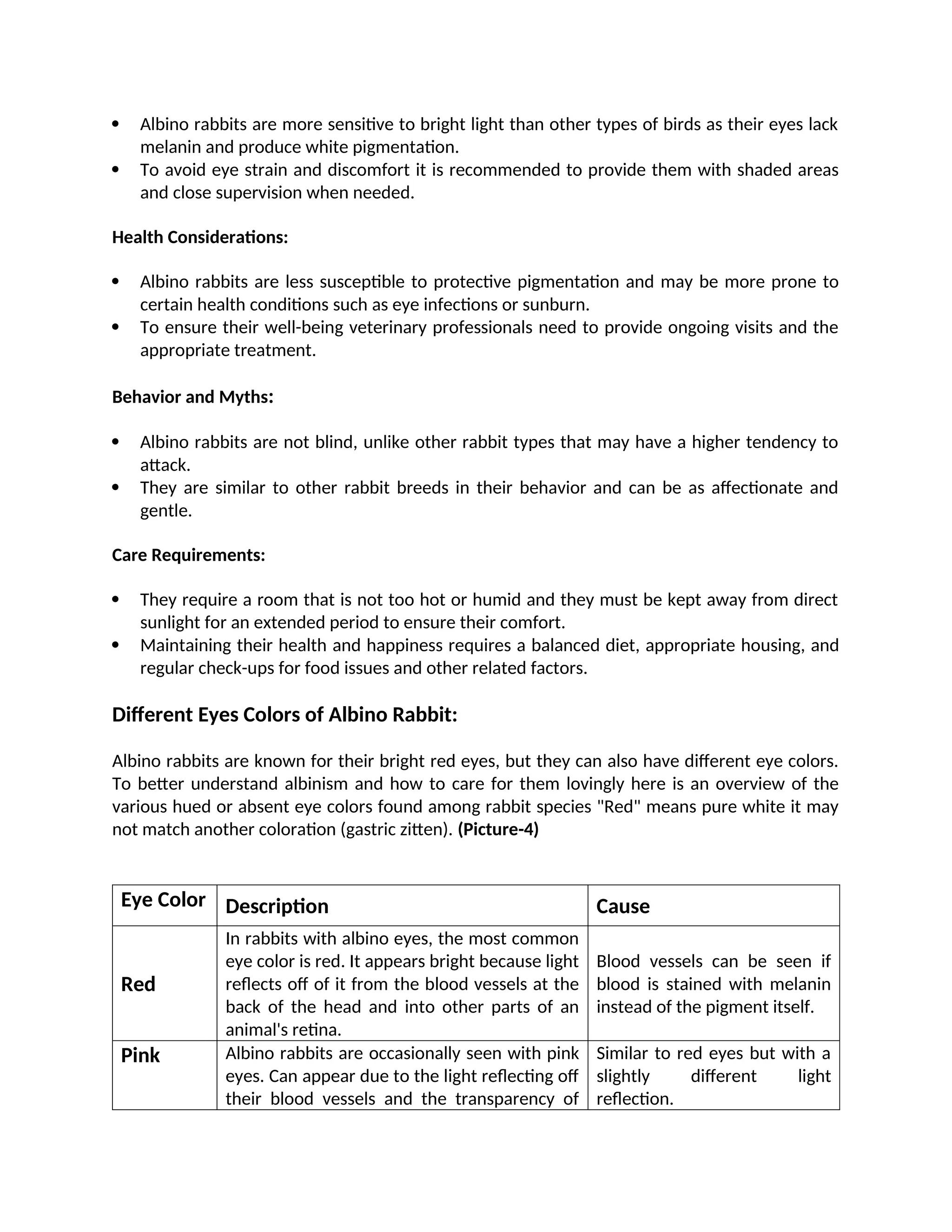 Are Albino Rabbits Red Eyes: Understanding Albino Rabbit Breed | DOCX