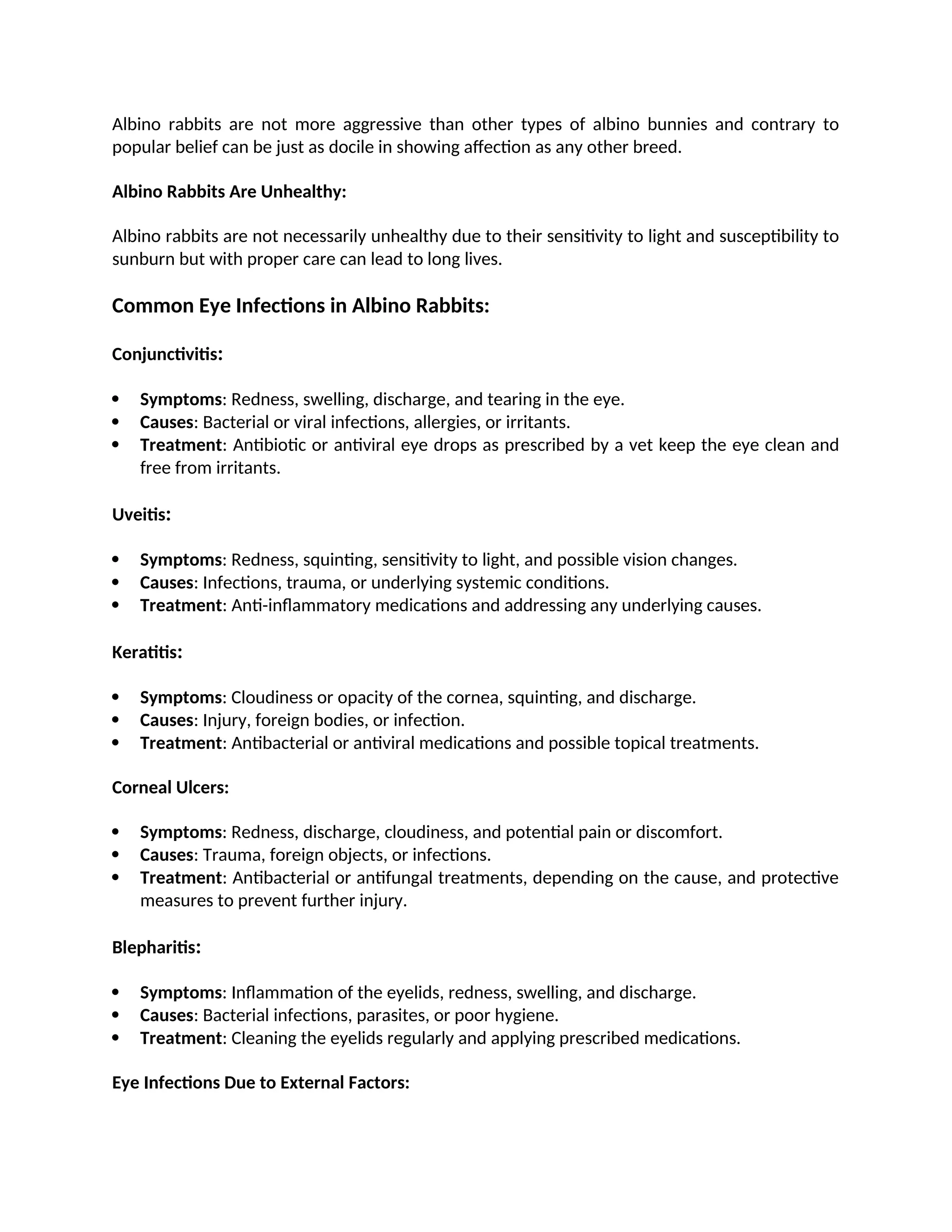 Are Albino Rabbits Red Eyes: Understanding Albino Rabbit Breed | DOCX