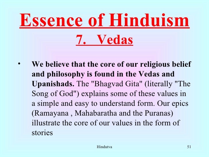 Are all religions equal hindutva