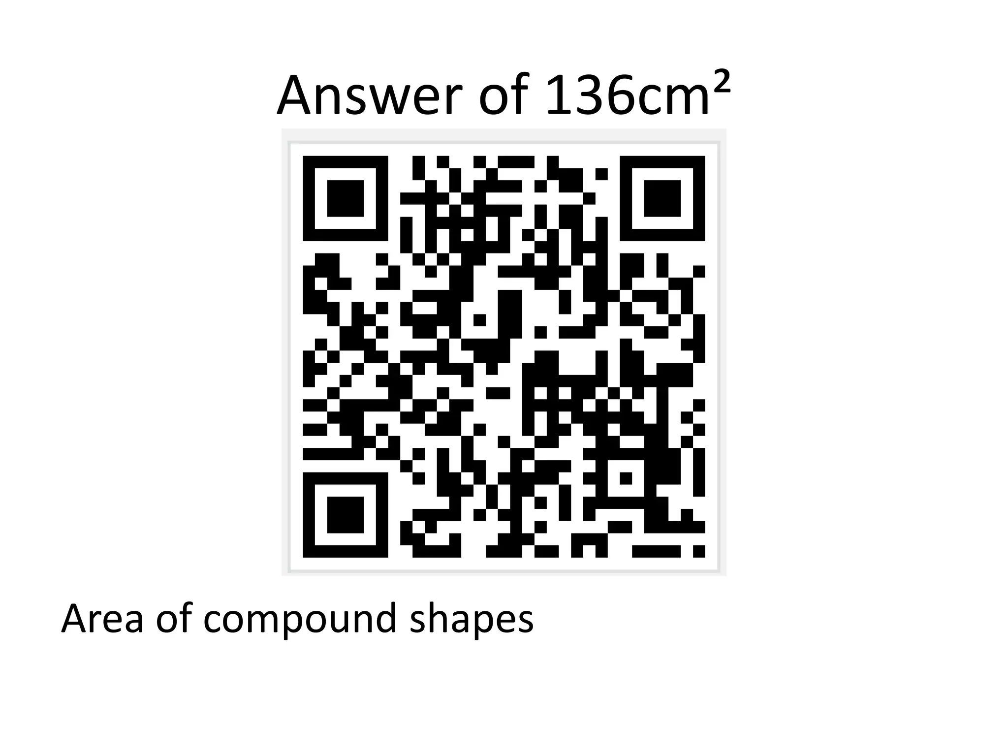 Answer of 136cm²




Area of compound shapes
 