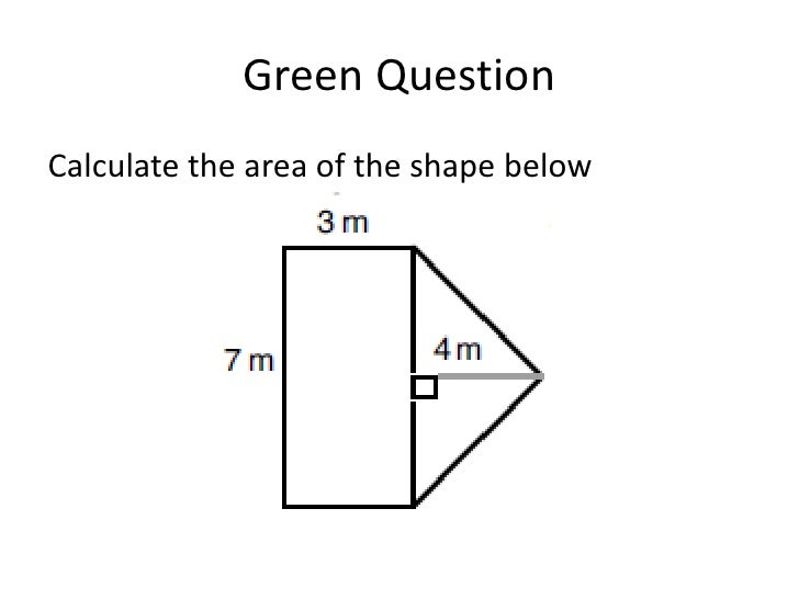 Area of rectangles and triangles