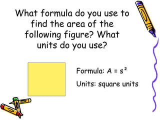 Area Perimeter and Volume of simple shapes | PPT