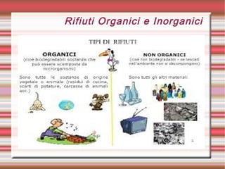 Rifiuti Organici e Inorganici
 