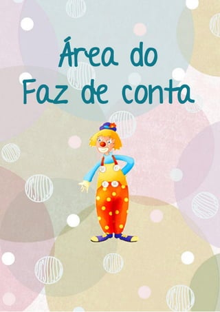 Cartazes áreas Jardim de Infância