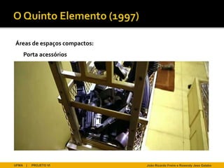 Áreas de espaços compactos:
       Porta acessórios




UFMA    |   PROJETO VI        João Ricardo Freire e Rosendy Jess Galabo
 