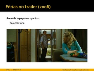 Áreas de espaços compactos:
       Sala/Cozinha




UFMA    |   PROJETO VI        João Ricardo Freire e Rosendy Jess Galabo
 