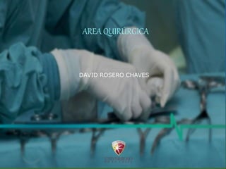 AREA QUIRÚRGICA
DAVID ROSERO CHAVES
 