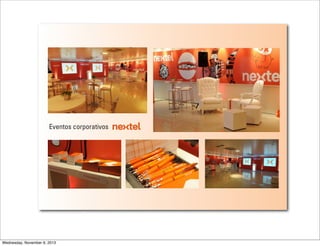 Eventos corporativos

 
