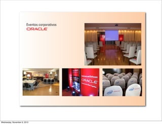 Eventos corporativos

 