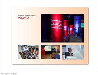 Eventos corporativos

 