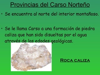 Areas geomorficas | PPT