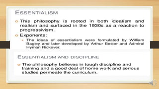 General and Educational Philosophies