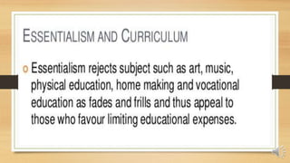 General and Educational Philosophies