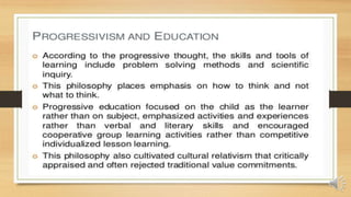 General and Educational Philosophies