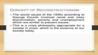 General and Educational Philosophies