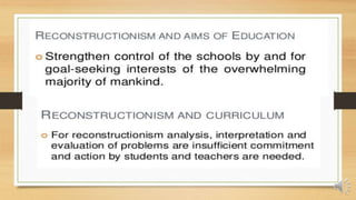 General and Educational Philosophies