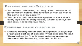 General and Educational Philosophies
