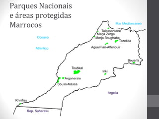 Parques Nacionais
e áreas protegidas
Marrocos

 