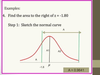 Areas under the normal curve with STpptx | PPTX
