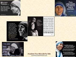 Awaken You Wonderful We
awakenyouwonderfulwe.com
 