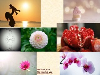 Awaken You
Wonderful We
Awakenyouwonderfulwe.com
 