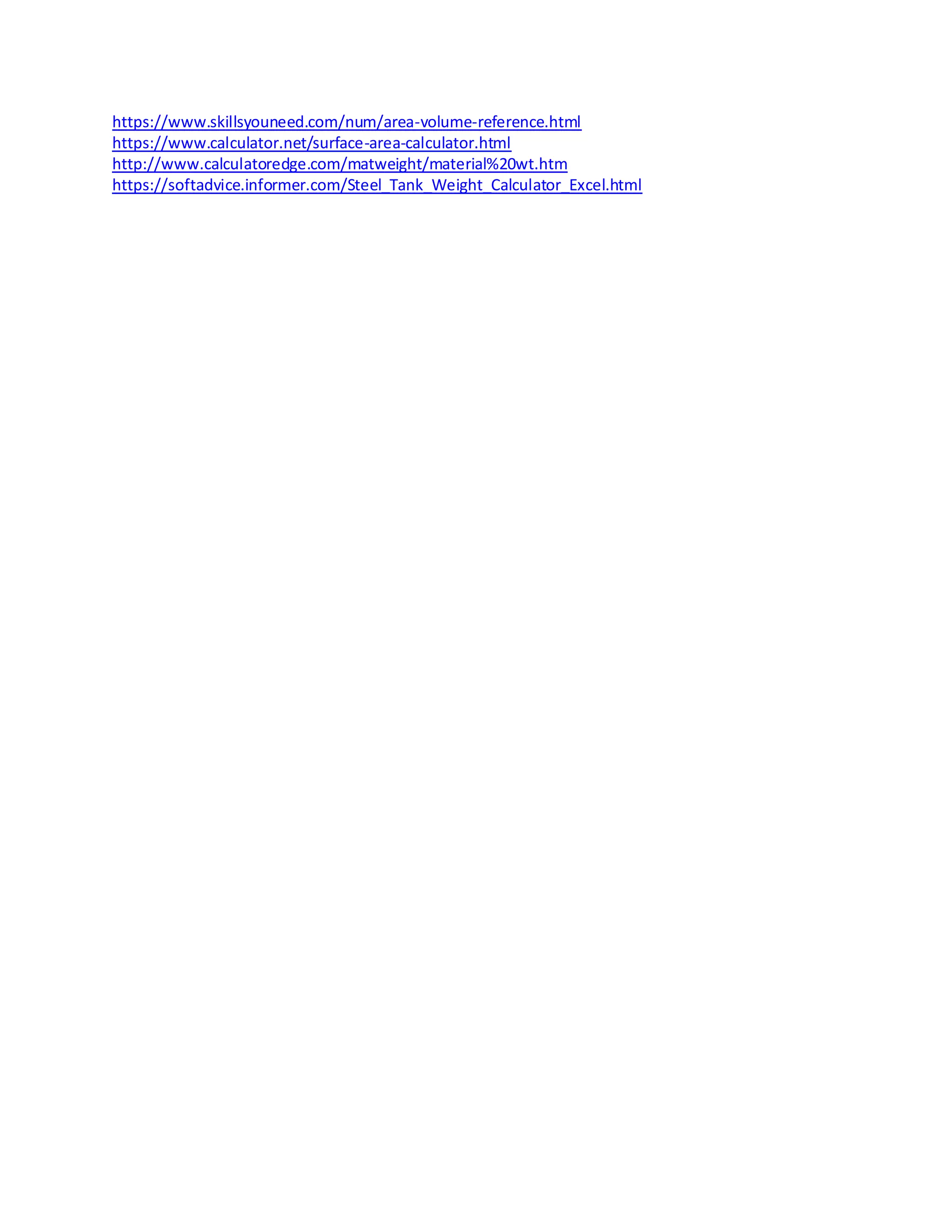 Area volume calculators pdf