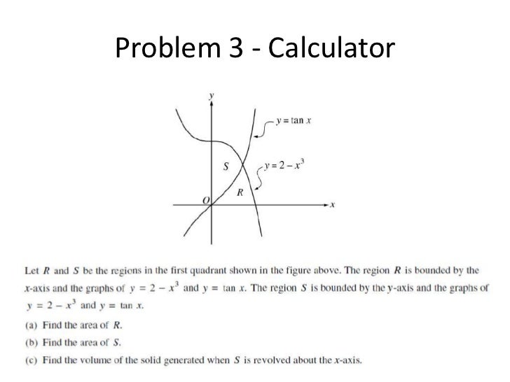 Area Volume Problem Set