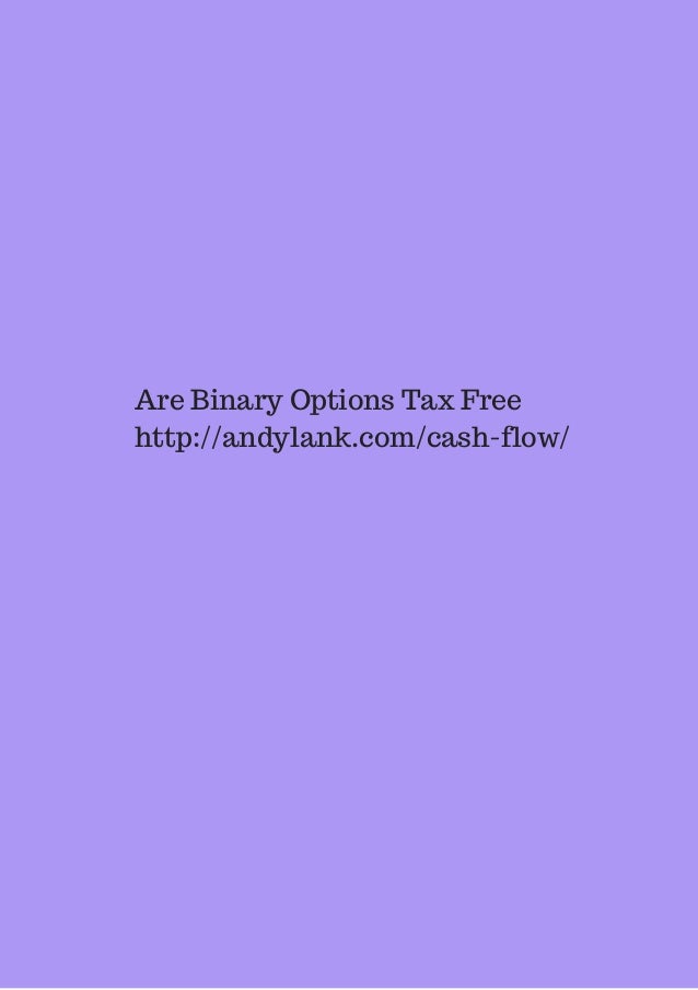 binary options us tax laws