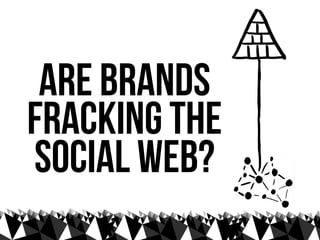 are brands
fracking the
social web?
 