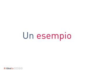 Un esempio
 