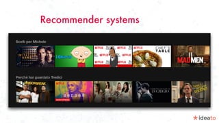 Recommender systems
 