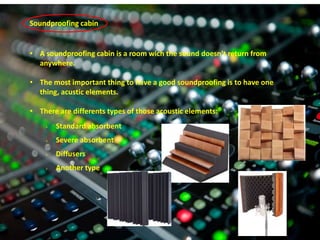 A recording studio | PPTX