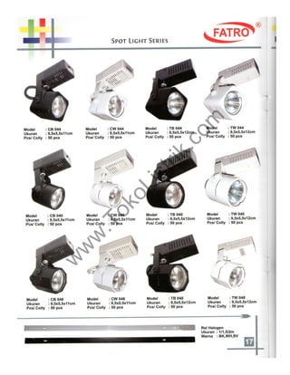 Fatro catalog downlight halogen series | PDF