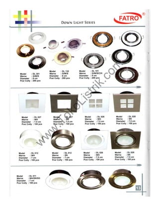 Fatro catalog downlight halogen series | PDF