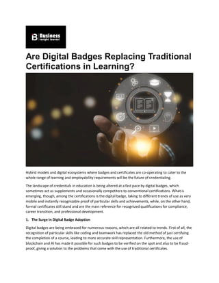 Digital Badges Empowering Learners Worldwide | PDF