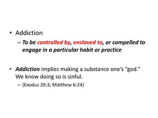 Is it a Sin to Drink Smoke or do Drugs | PPT