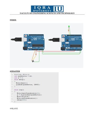 FACULTY OF ENGINEERING SCIENCES AND TECHNOLOGY
FIXED:
##MASTER
##SLAVE
 