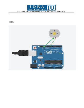FACULTY OF ENGINEERING SCIENCES AND TECHNOLOGY
CODE:
 