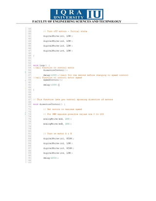 FACULTY OF ENGINEERING SCIENCES AND TECHNOLOGY
 